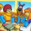 Scooby Doo Characters paint by numbers