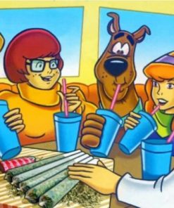 Scooby Doo Characters paint by numbers