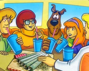 Scooby Doo Characters paint by numbers