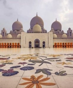 Sheikh Zayed Grand Mosque paint by numbers