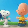 Snoopy Dog And Charlie Brown paint by number