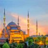 Sultan Ahmed Mosque paint by number