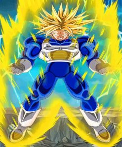 Super Saiyan Trunks Dragon Ball Anime paint by numbers