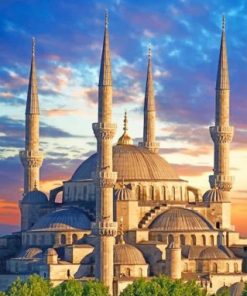 The Blue Mosque Turkey Istanbul Paint by numbers