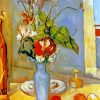 The Blue Vase Paul Cezanne paint by numbers