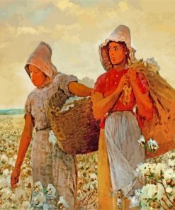 The Cotton Pickers winslow homer paint by number