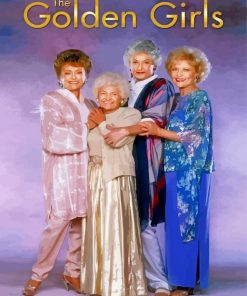 The Golden Girls Sitcom paint by numbers