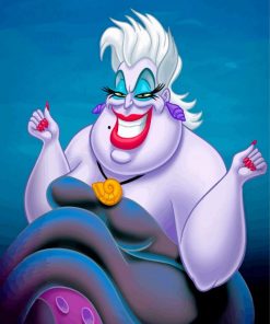 The Little Mermais Ursula paint by number