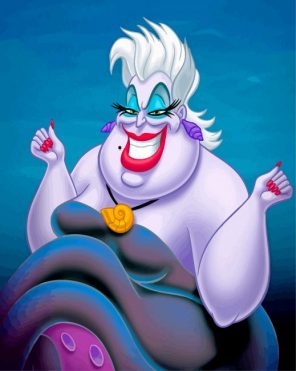 The Little Mermais Ursula paint by number