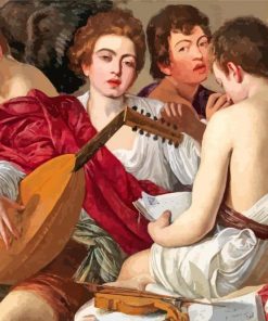 The Musicians by Caravaggio paint by number