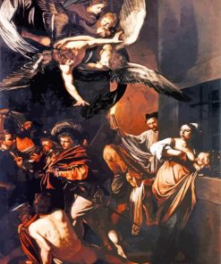 The Seven Works of Mercy by Caravaggio paint by number