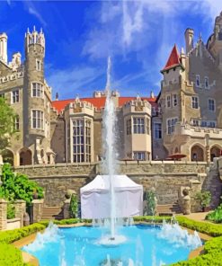 Toronto Casa Loma paint by number