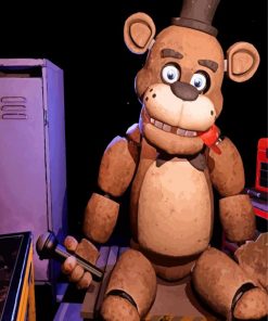 Toy Freddy Fazbear paint by number