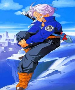 Trunks Dragon Ball Z paint by numbers