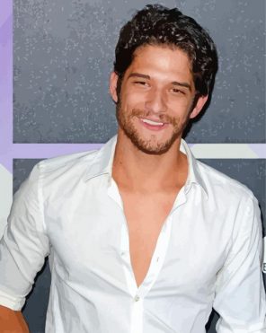 Tyler Posey Actor paint by number