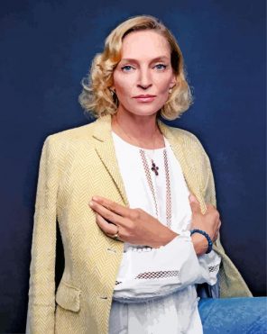 Uma Karuna Thurman paint by numbers