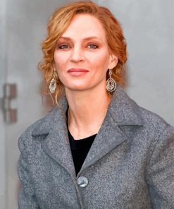 Uma Thurman Actress paint by number