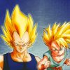 Vegeta And Trunks Dragon Ball Fighters paint by numbers