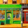 Vintage Bakery Shop Paint by numbers