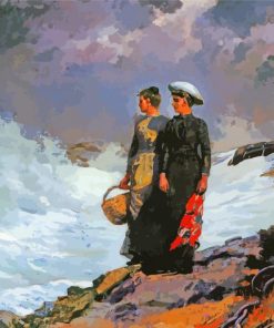 Watching The Breakers Winslow Homer paint by number