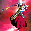 Whis Dragon Ball paint by number