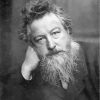 William Morris Black And White paint by number