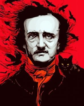 Aesthetic Edgar Allan Poe Paint by numbers