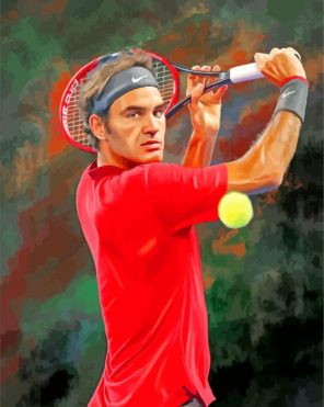 aesthetic-Roger-Federer-paint-by-number