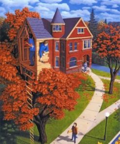 Rob Gonsalves Art paint by numbers