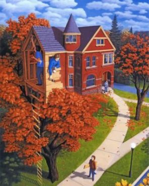 Rob Gonsalves Art paint by numbers