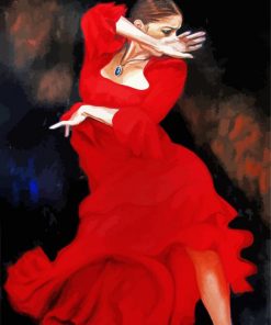 aesthetic-flamenco-lady-paint-by-numbers