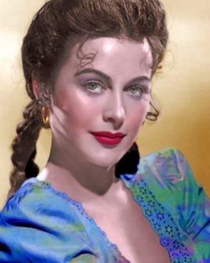 Aesthetic Hedy Lamarr Paint by numbers