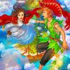 Aesthetic Peter Pan And Wendy paint by numbers