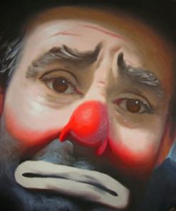 Aesthetic Sad Clown paint by numbers