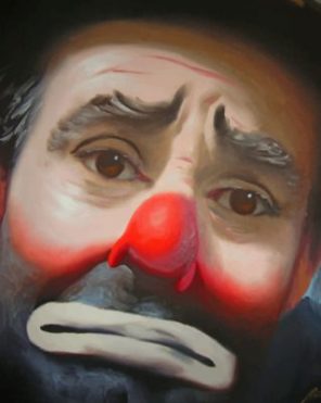 Aesthetic Sad Clown paint by numbers