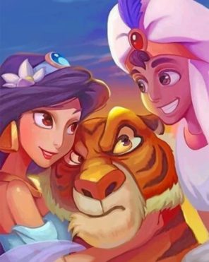 aladdin-and-jassmine-paint-by-numbers