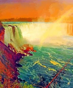 albert bierstadt niagara falls paint by number