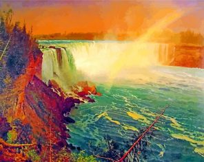 albert bierstadt niagara falls paint by number