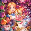 Alice In Wonderland Disney Animation paint by numbers