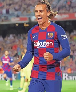 Antoine Griezmann FC Barcelona Paint By Numbers