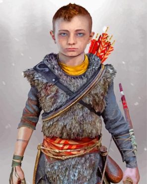 Atreus God Of War Game Paint By Number