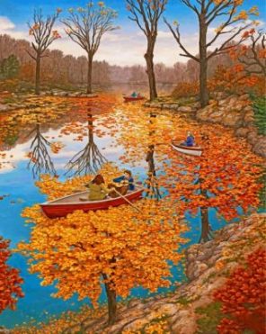 Autumn Time Rob Gonsalves Paint by numbers