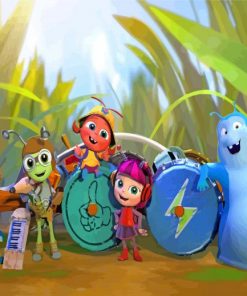 Beat Bugs Characters paint by numbers