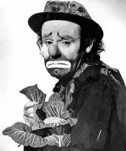 black-and-white-emmett-Kelly-paint-by-number