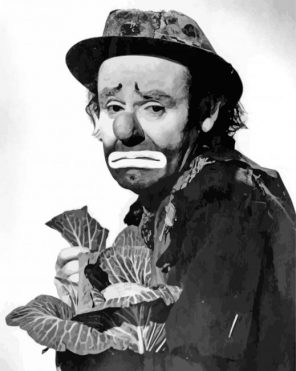 black-and-white-emmett-Kelly-paint-by-number