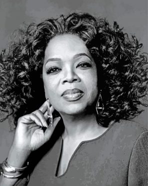 black-and-white-oprah-winfrey-paint-by-number