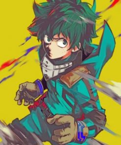 Boku No Hero Deku Paint by numbers