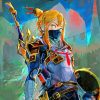 Breath Of The Wild Sheik paint by numbers