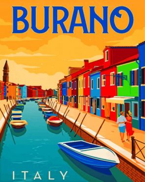 Burano Italy paint by numbers