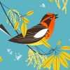 Bird By Charley Harper paint by numbers